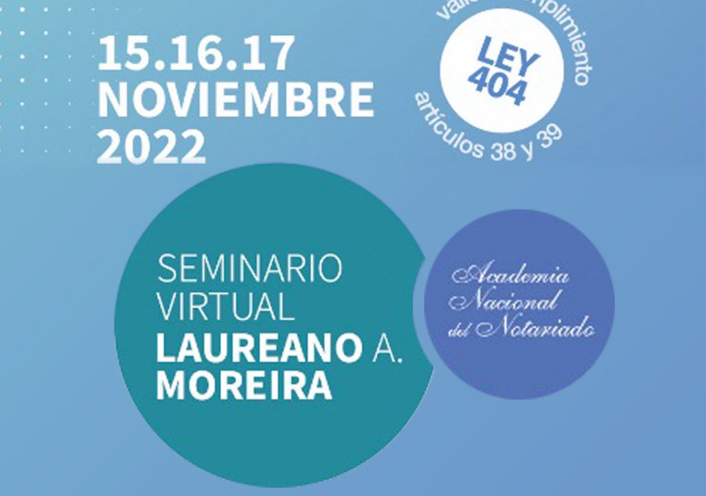 SEMINARIO VIRTUAL “LAUREANO A. MOREIRA”